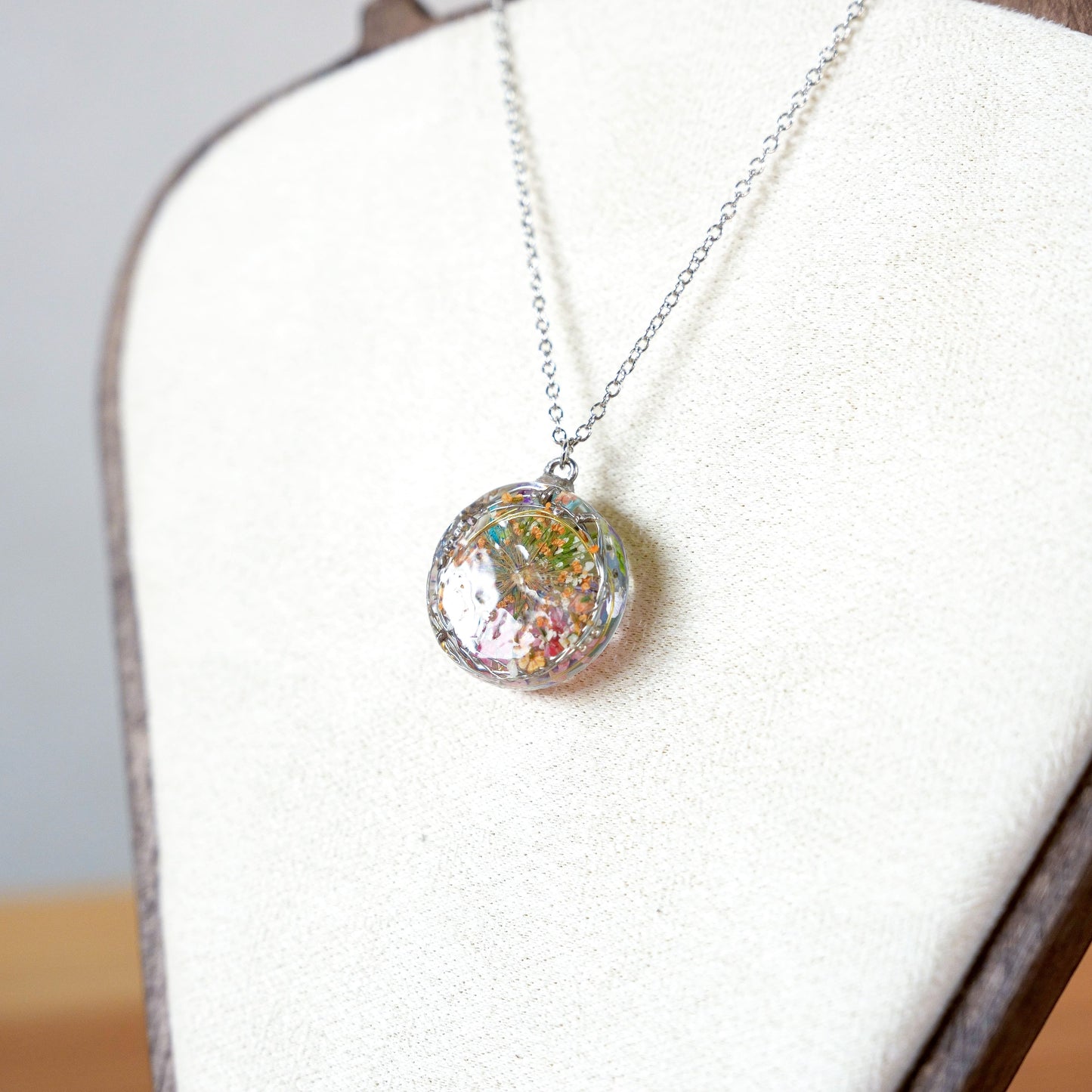 No.097 Flower drops silver