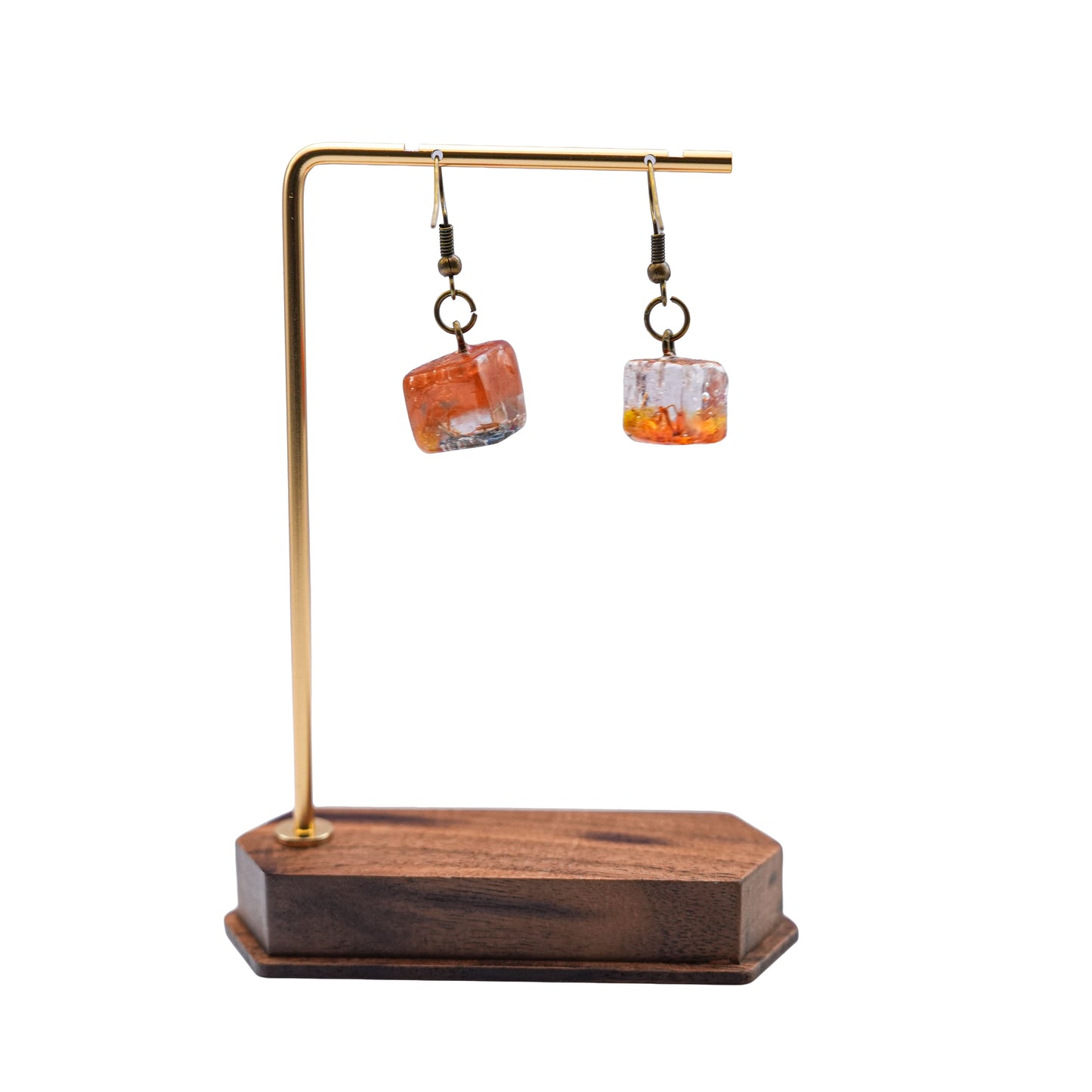 No.030 紅茶砂糖 ピアス 一点物