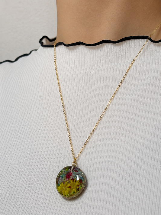 No.096 Flower drops gold