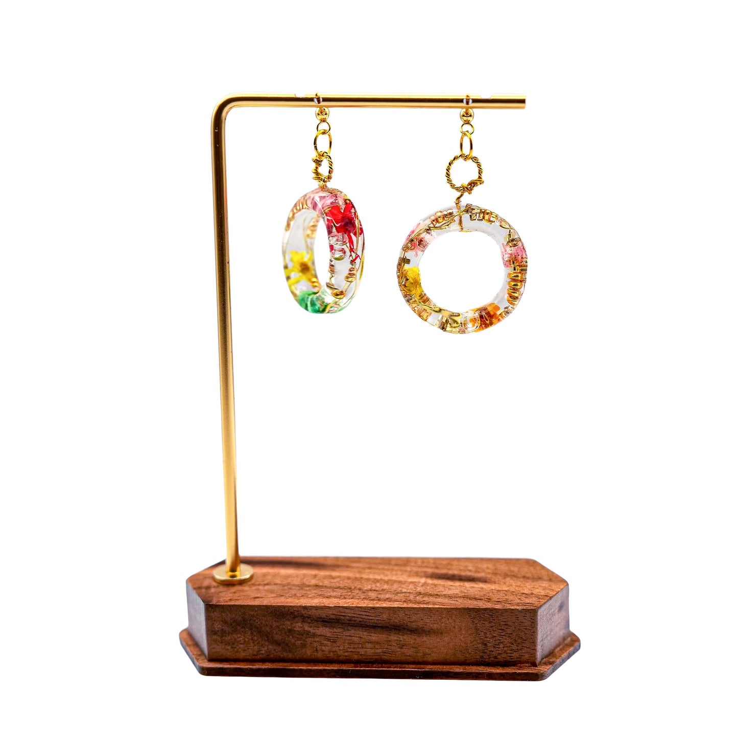 No.048 ワイヤフラワー ピアス 非売品