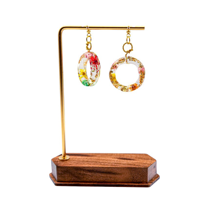 No.048 ワイヤフラワー ピアス 非売品