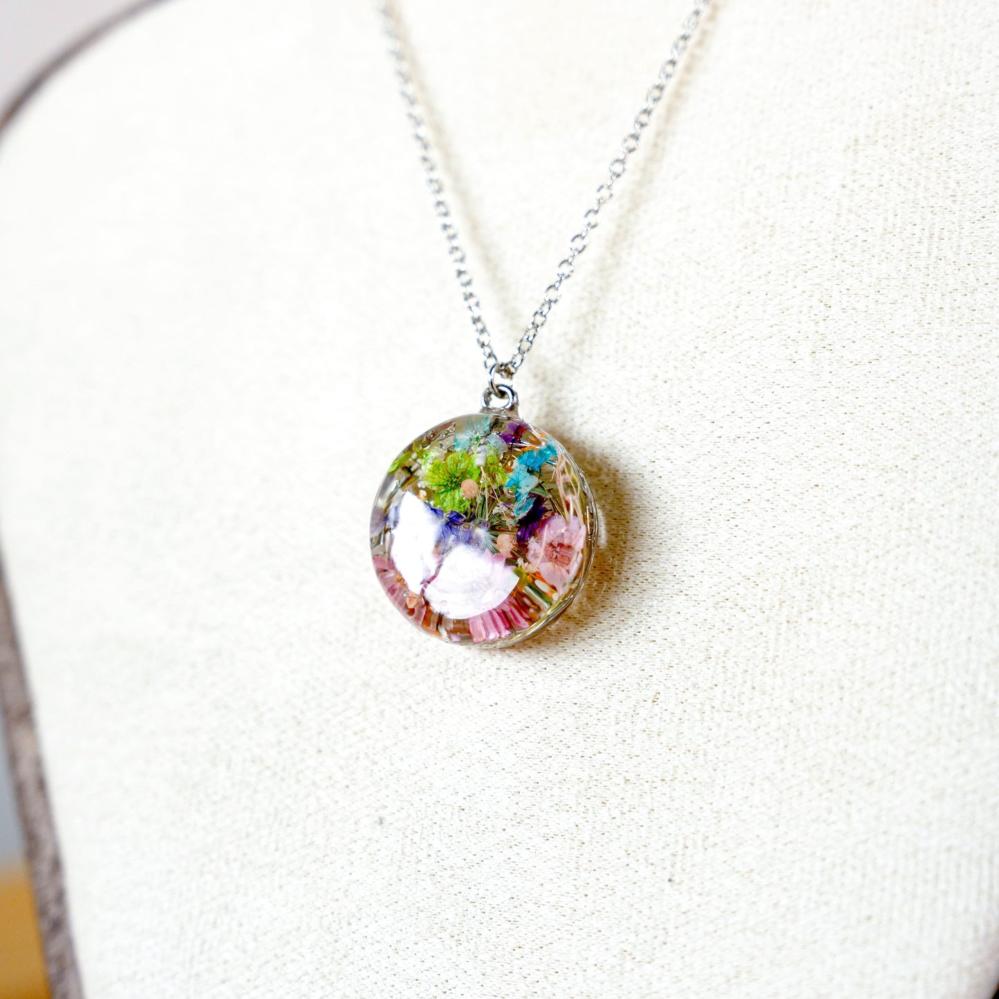 No.097 Flower drops silver