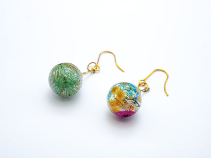 No.032 ロジックフラワーボール ピアス 非売品