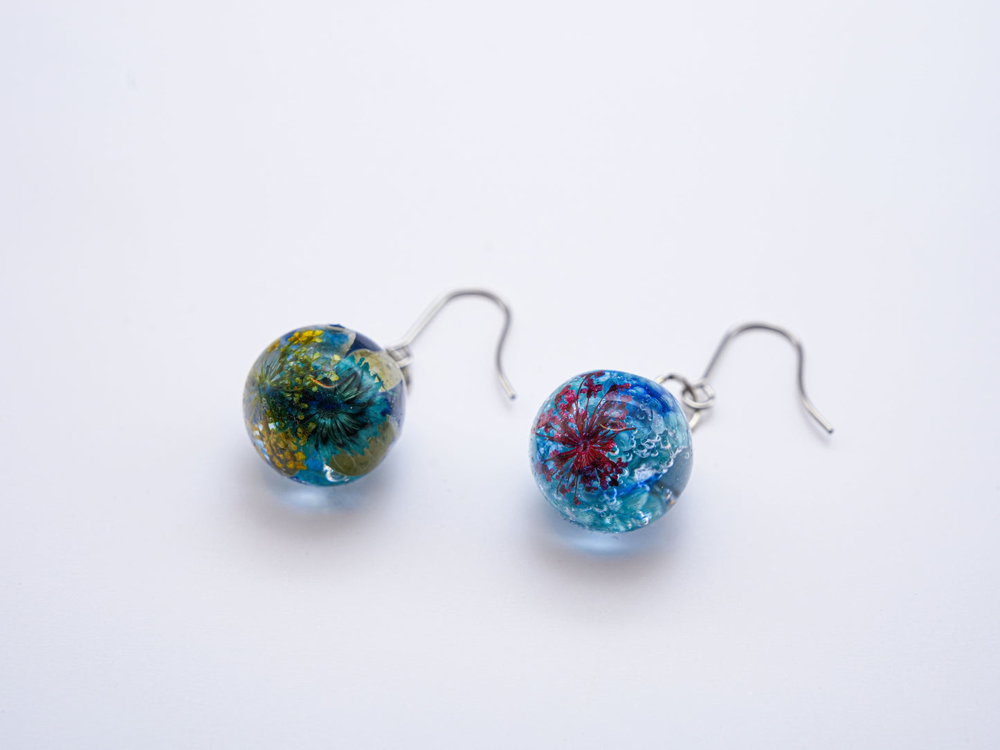 No.023 紫陽花  ピアス 非売品