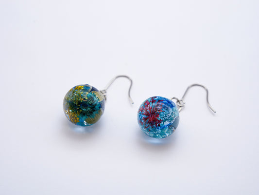 No.023 紫陽花  ピアス 非売品