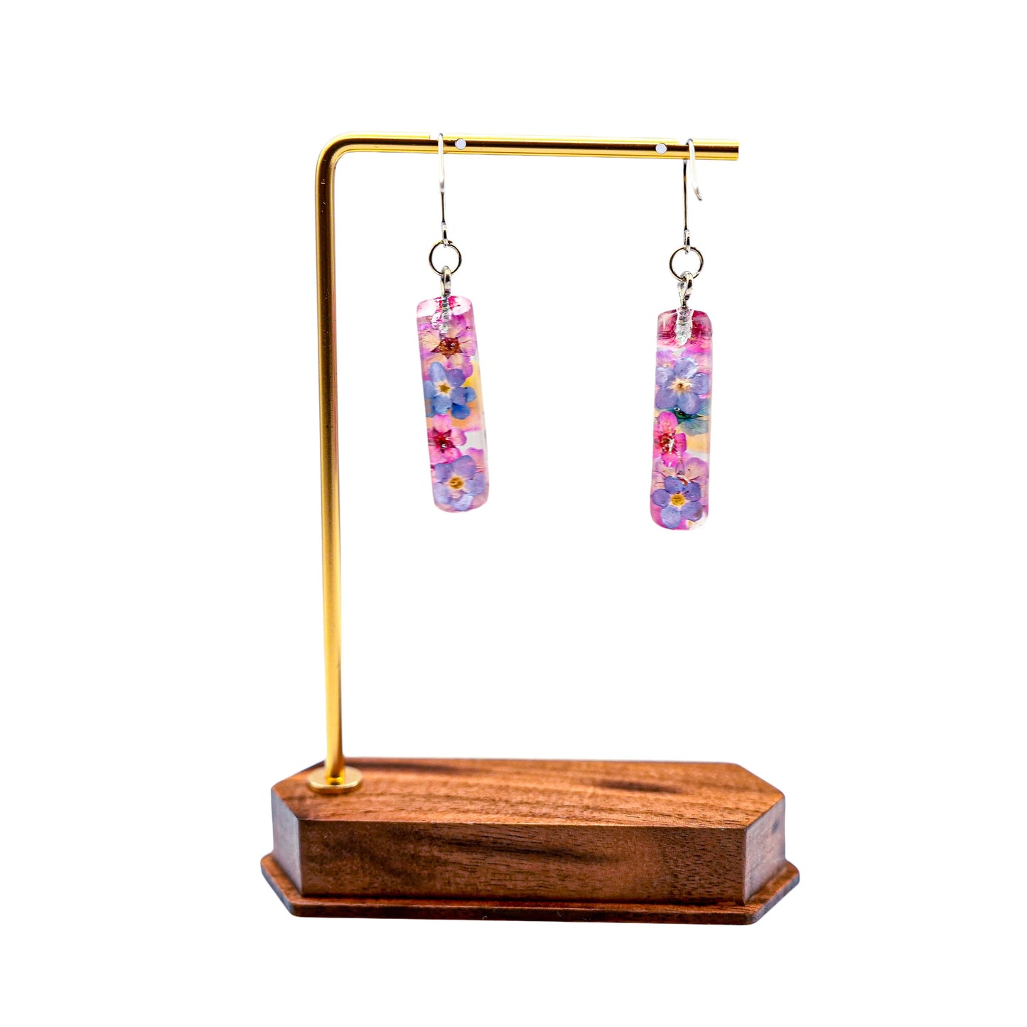 No.068 桜カクテル ピアス 一点物