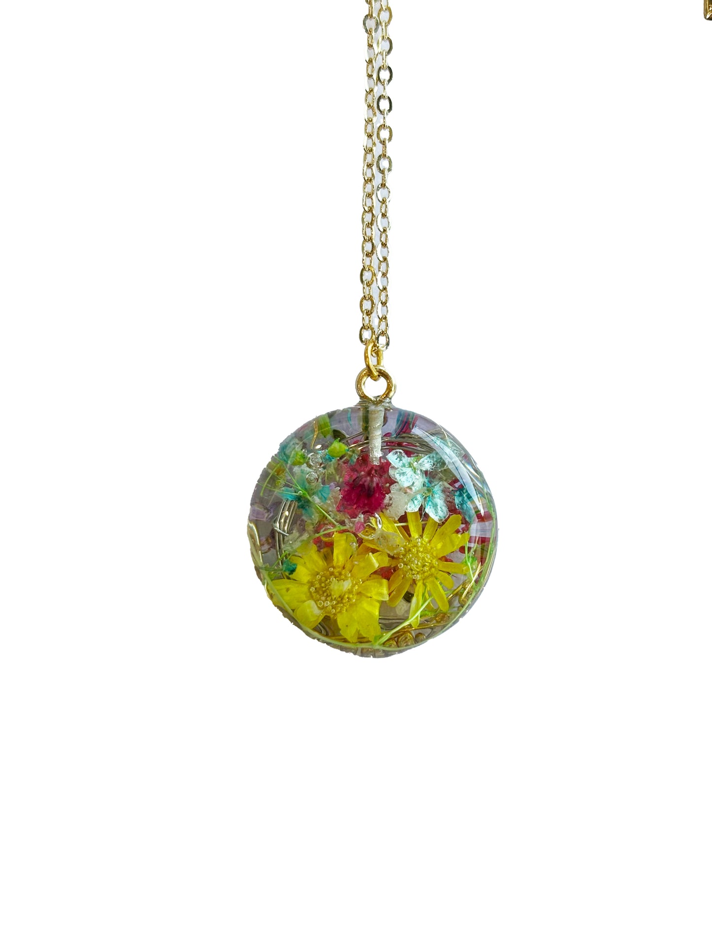 No.097 Flower drops silver